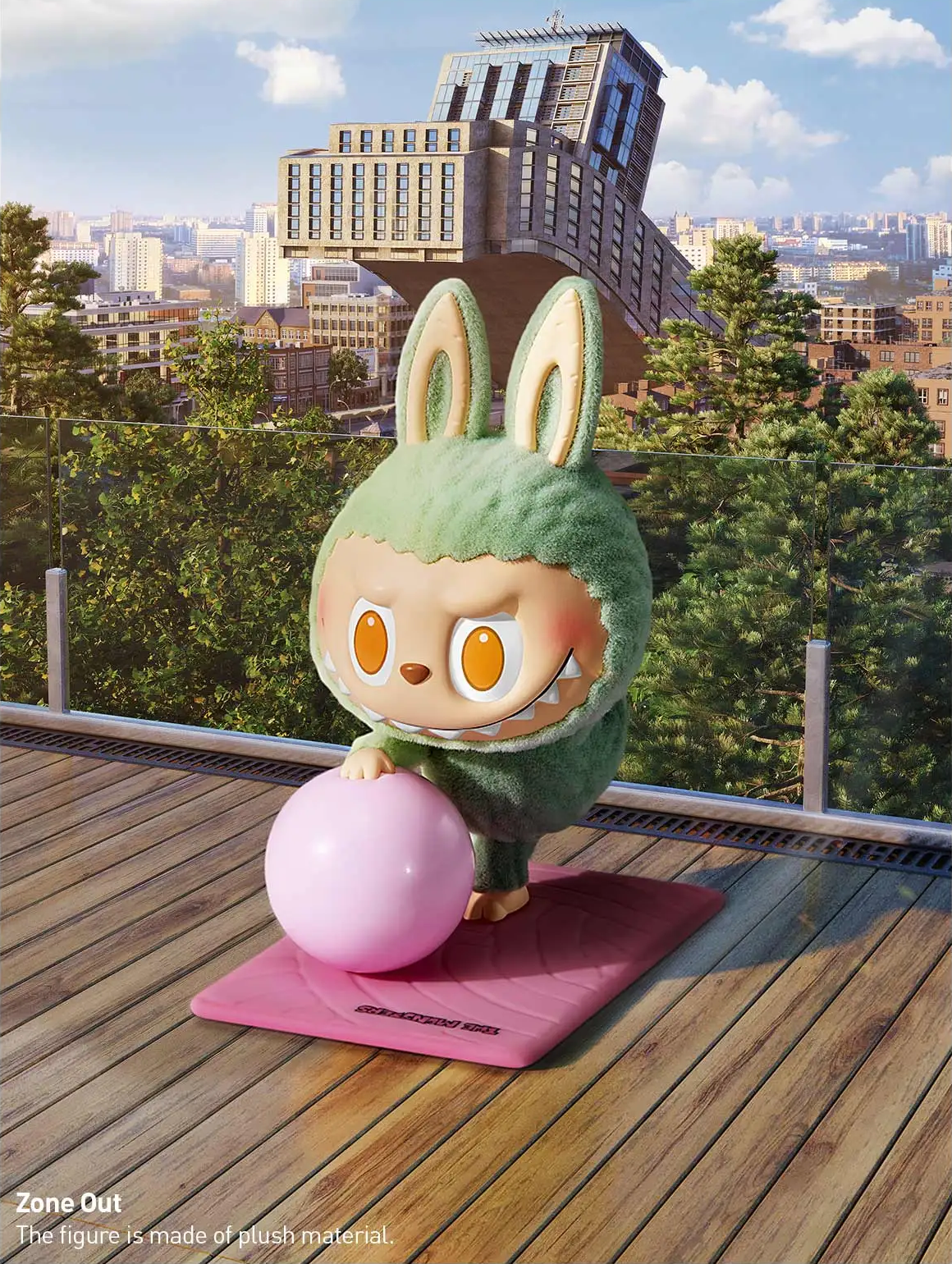 LABUBU (The Monsters) Lazy Yoga Series Figures – Bild 4