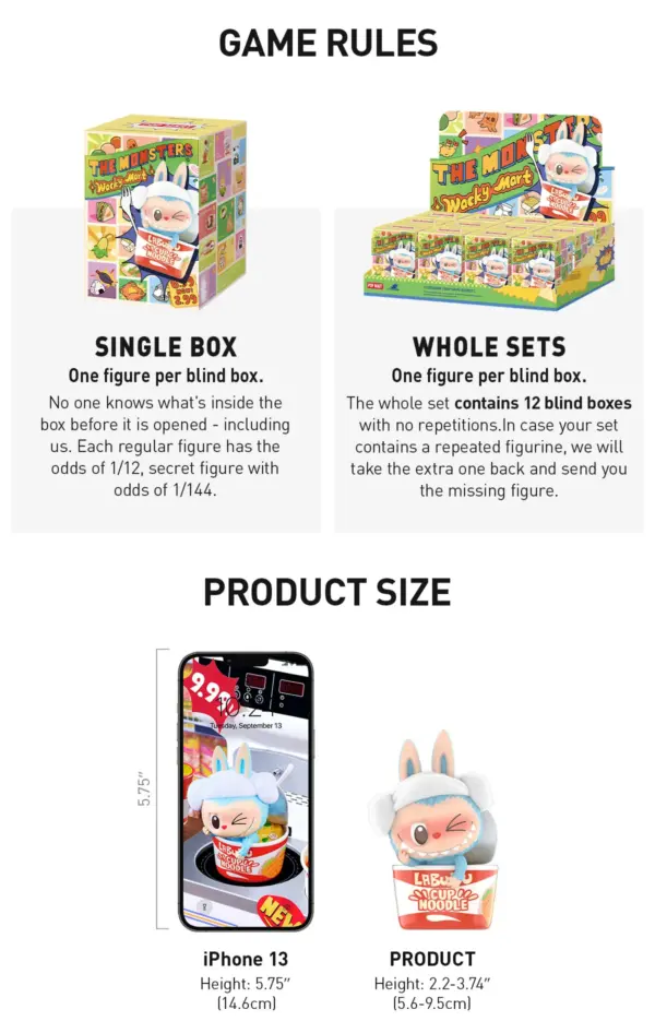 THE MONSTERS (Labubu) Wacky Mart Series Figures – Bild 16