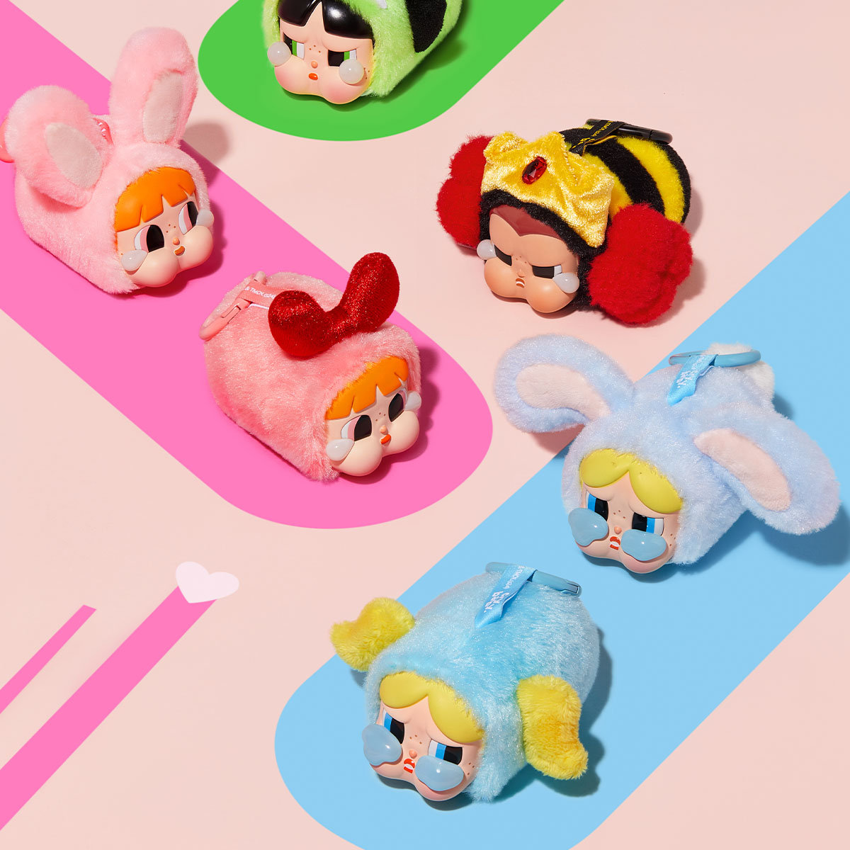 CRYBABY × Powerpuff Girls Series-Vinyl Face Plush Blindbox – Bild 2