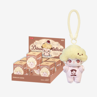 DIMOO Crush on Coffee Series-Soft-faced Plush Keychain Blind Box